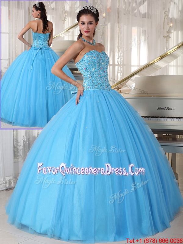 Modern Sweetheart Ball Gown Beading Quinceanera Dresses