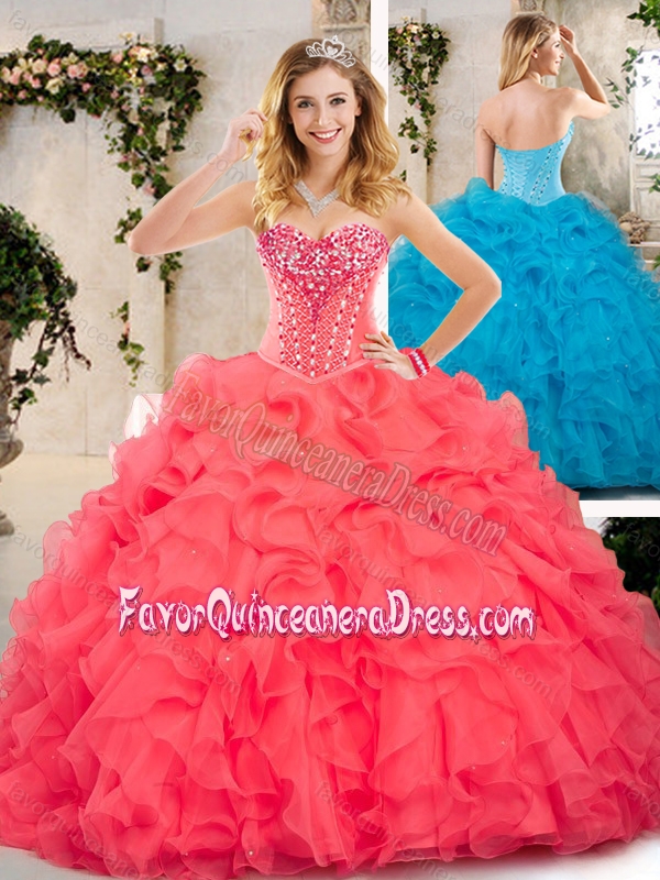Beautiful Beading and Ruffles Quinceanera Dresses for 2016