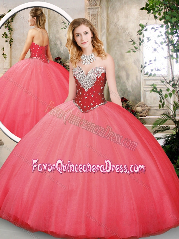 Modest Sweetheart Quinceanera Dresses with Beading