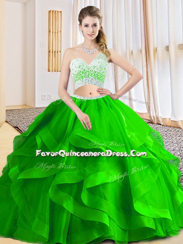 Customized One Shoulder Neckline Beading and Ruffled Layers Quinceanera Dresses Sleeveless Criss Cross