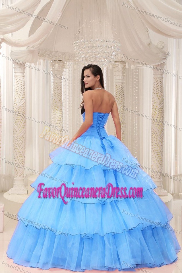 Black and Blue Dresses for Quinceaneras in Taffeta and Organza in the mainstream
