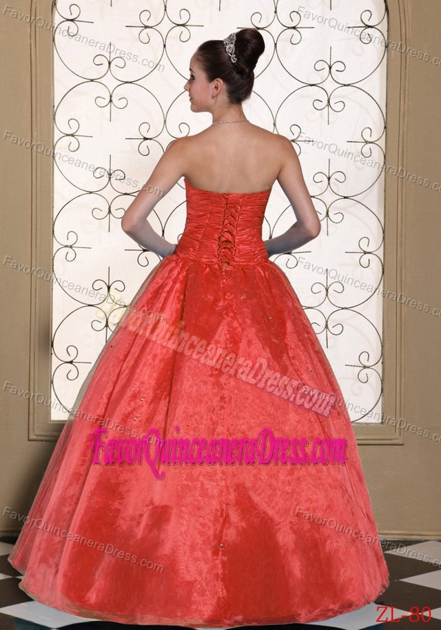 Lovely Strapless Quinceanera Gown Dresses with Beading in Taffeta