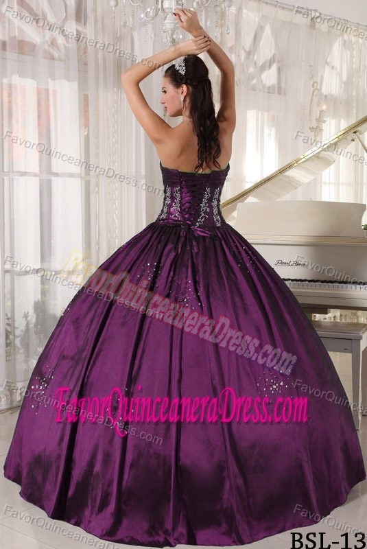 Tasty Dresses for Quinceanera with Ruched Bodice and Embroidery on Waist