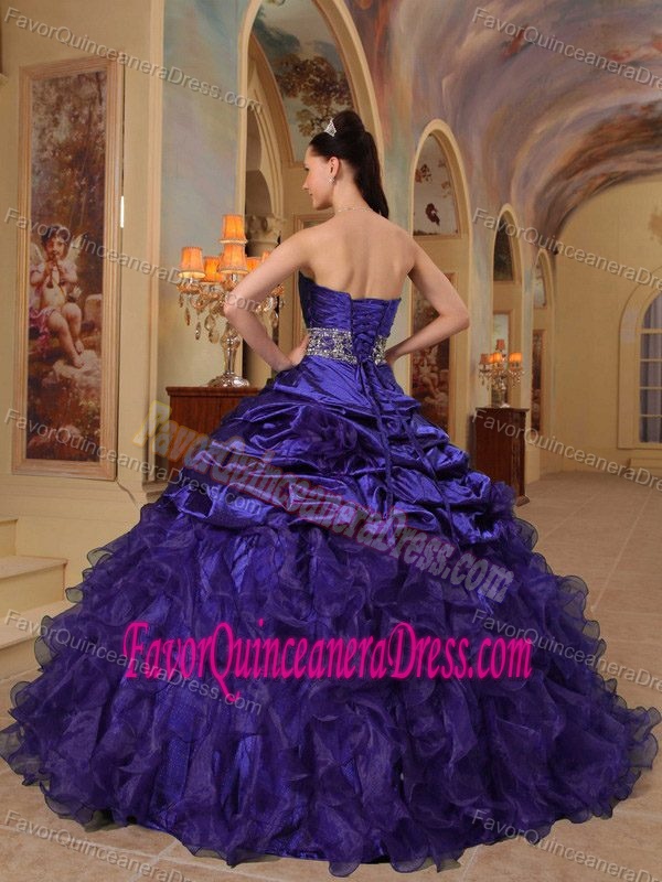 Ball Gown Sweetheart Quinceanera Dresses with Pick-ups and Ruching in 2014