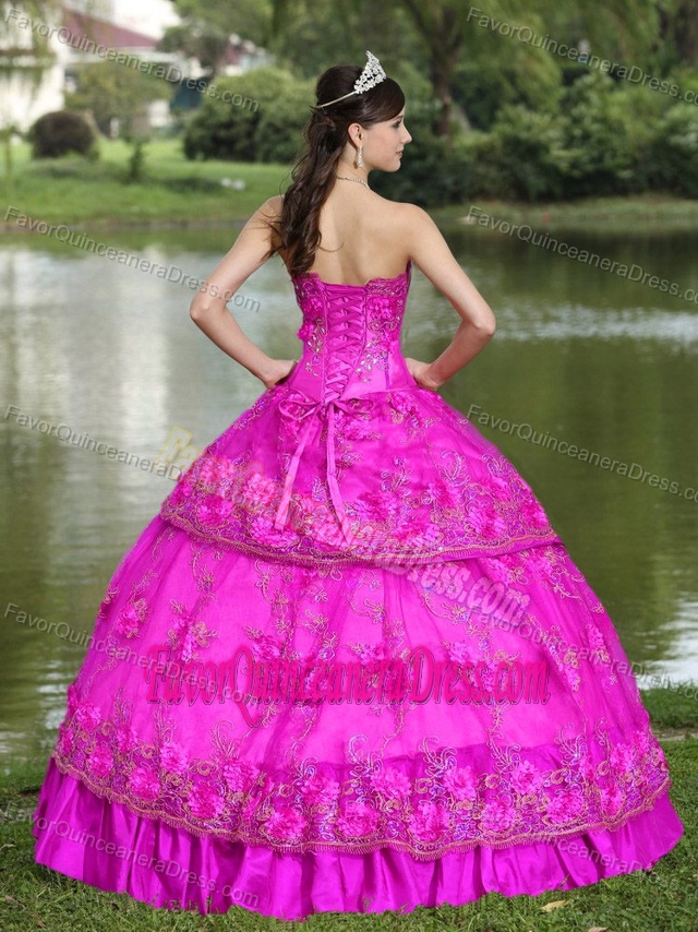 Modest Style Beaded Floor-length Quinceanera Dress Made in Taffeta Fabric