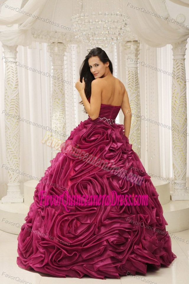 Perfect Sweetheart Beaded Quinceanera Dresses with Hand Made Flowers