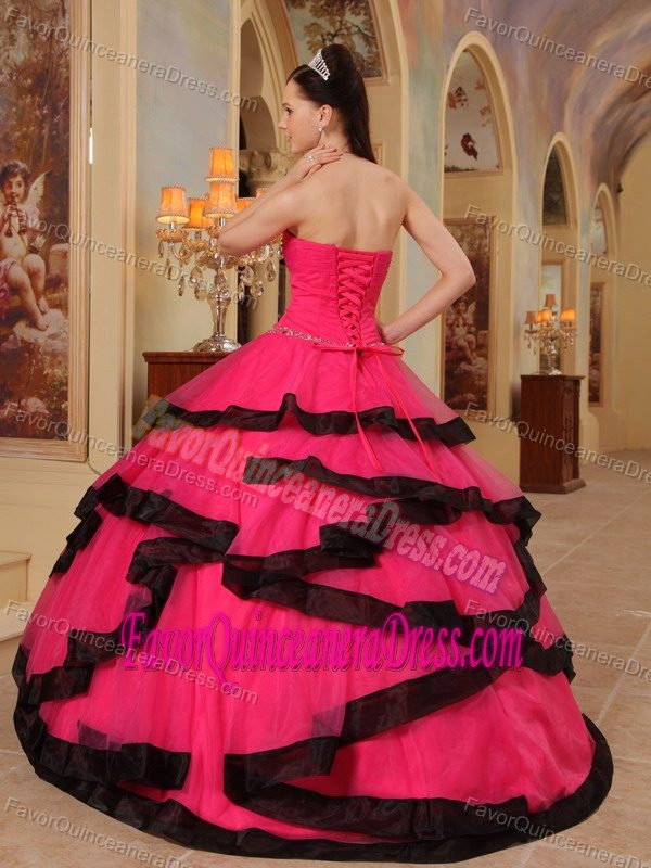 Ruched Beading Sweetheart 2013 Sweet Sixteen Dresses with Ruffled Layers