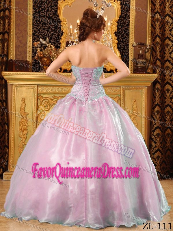 Pretty Multicolor Ball Gown Strapless 2015 Quinceanera Dress with Appliques