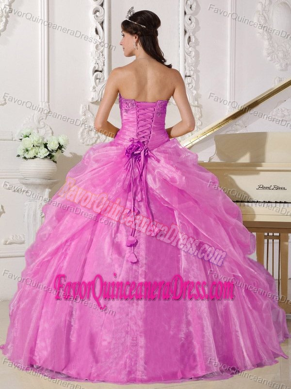 Angel Organza Embroidered Quinceanera Gown Dresses with Beading