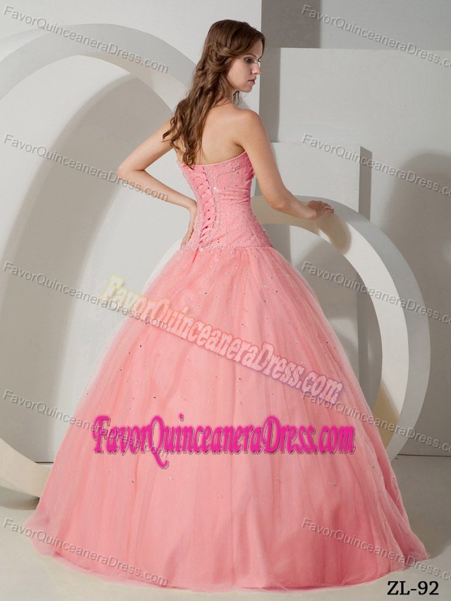 Modernistic 2010 Pink Fall Quinceanera Gowns with Beading under 200