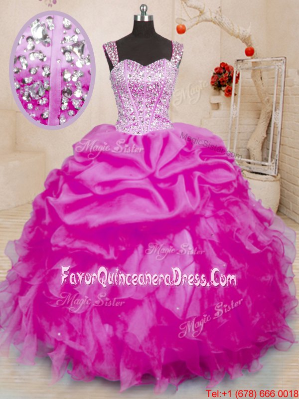  Lace Up Sweetheart Sequins and Pick Ups Sweet 16 Quinceanera Dress Tulle Sleeveless