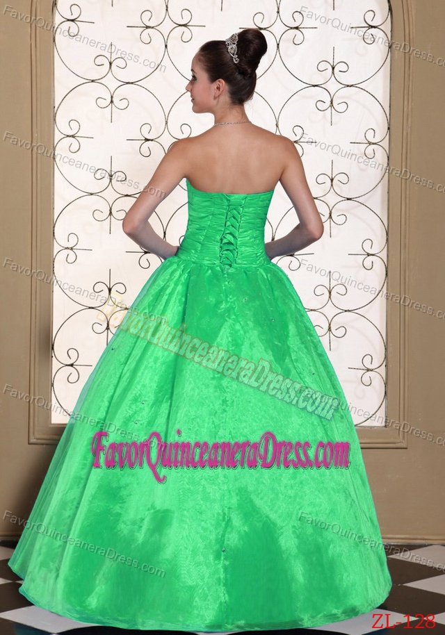 Lovely Strapless Beaded Quinceanera Dresses in Taffeta and Organza