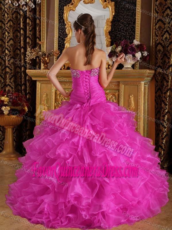 Beautiful Sweetheart Quinceanera Dresses for Girls with Beading and Ruffles