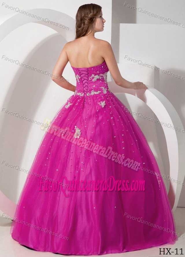 Beautiful Ruched and Beaded Quinceanera Dresses with Appliques in Tulle