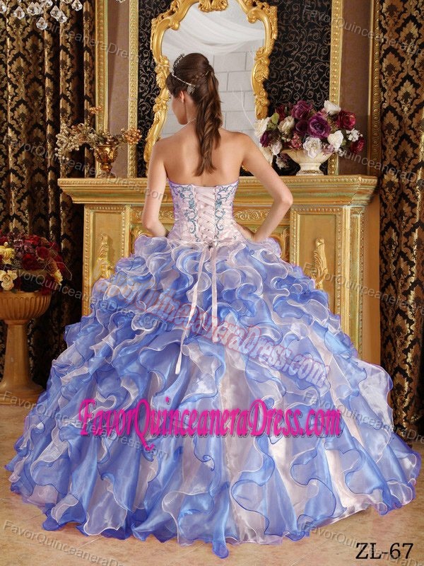 Ball Gown Sweetheart Quinceanera Dresses with Appliques and Ruffled Layers