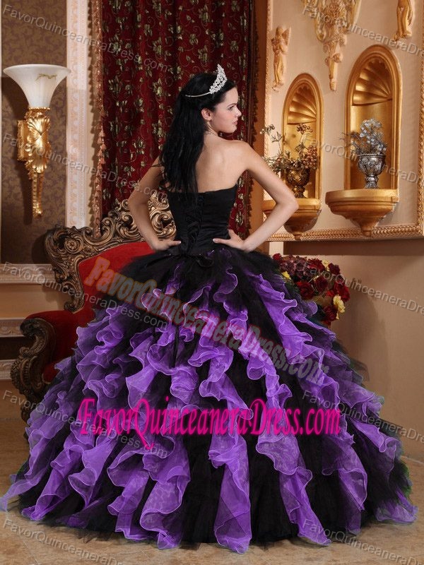 Exclusive Colorful Sweetheart Dresses for Quinceanera in Organza