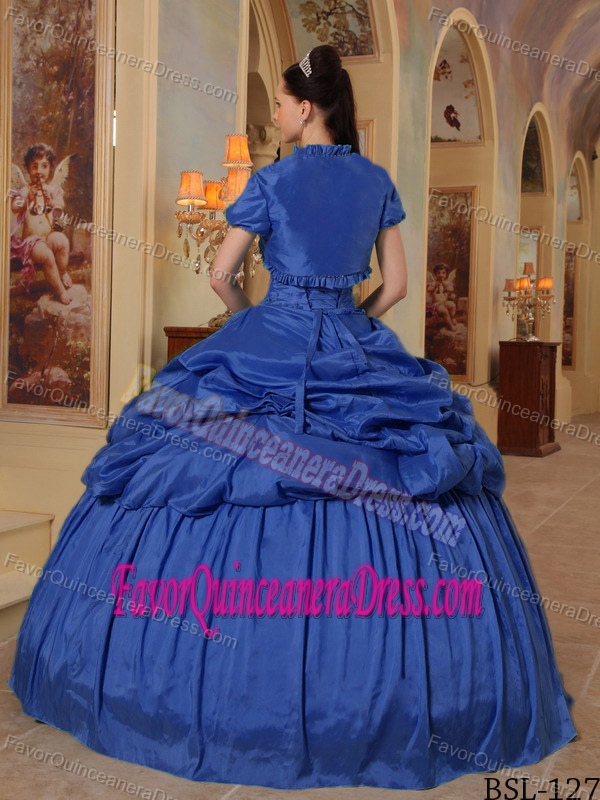 New Arrival Sweetheart Taffeta Quinceanera Gown Dresses in Blue
