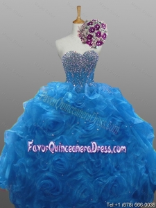 Beautiful Beaded Quinceanera Gowns in Organza for 2015 Fall