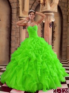 Petty Plus Size Under 200 Spring Green Quinceanera Dresses ...
